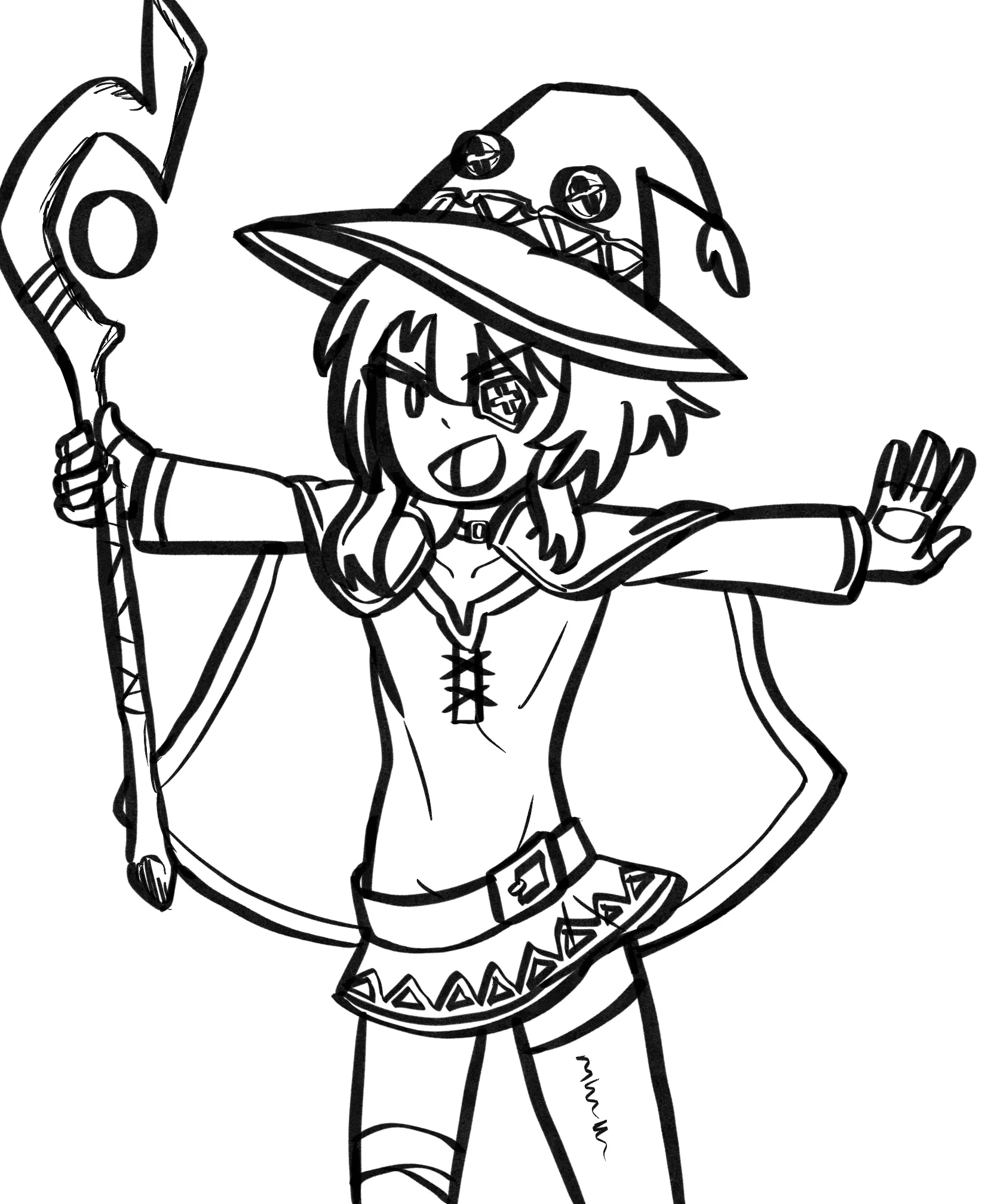 Megumin Sketch