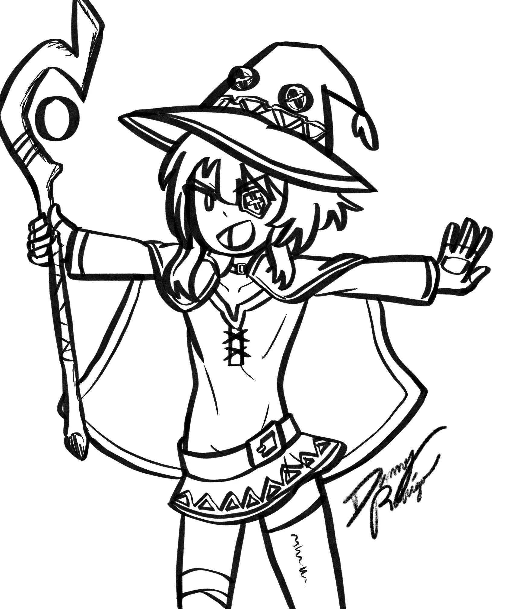 Megumin Sketch